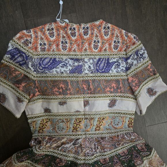 Zimmermann Devi Linen Mini Dress Size 0 4 US NWT - Picture 12 of 14
